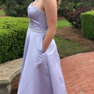 Lavender JOVANI designs prom dress